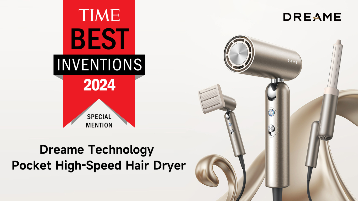 ไดร์เป่าผม Dreame Pocket จาก ดรีมมี เทคโนโลยี ได้รับการเสนอชื่อให้เป็นสิ่งประดิษฐ์ที่ดีที่สุดของ TIME ประจำปี 2567 ไดร์เป่าผม Dreame Pocket จาก ดรีมมี เทคโนโลยี ได้รับการเสนอชื่อให้เป็นสิ่งประดิษฐ์ที่ดีที่สุดของ TIME ประจำปี 2567